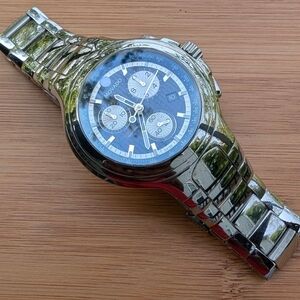 Movado Silver DEREK JETER LIMITED EDITION... CHRONOGRAPH